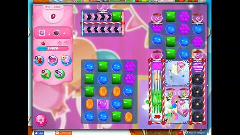 Candy Crush Level 5608 Talkthrough, 28 Moves 0 Boosters