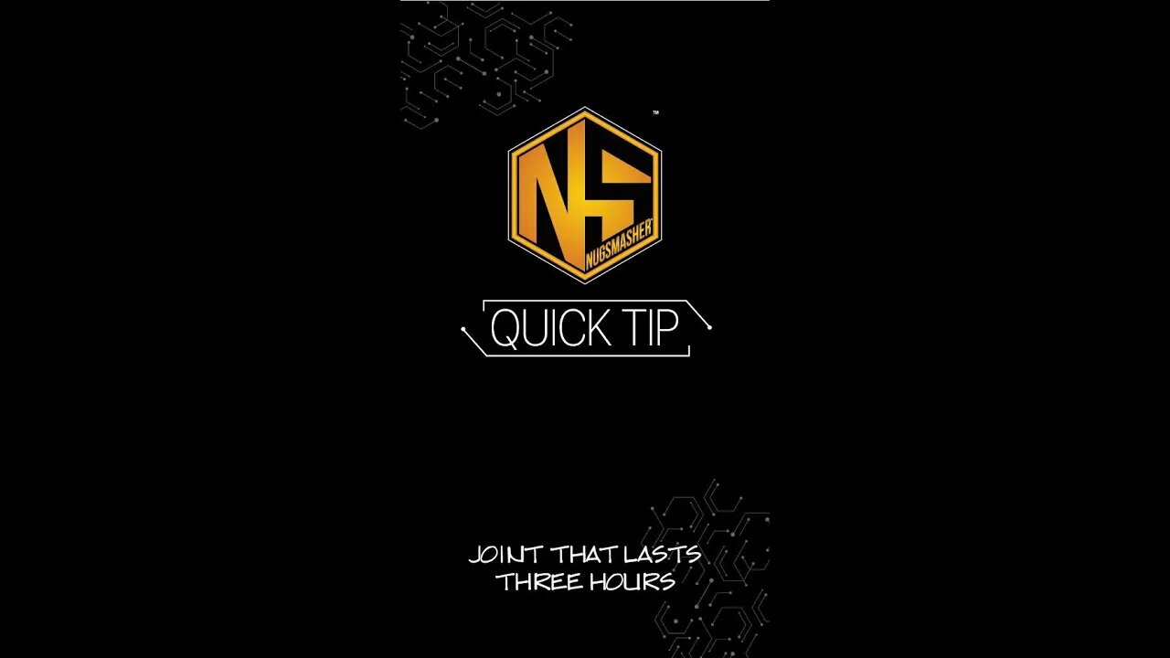 JOINT THAT LASTS THREE HOURS #quicktip #nugsmasher #shorts #rosin