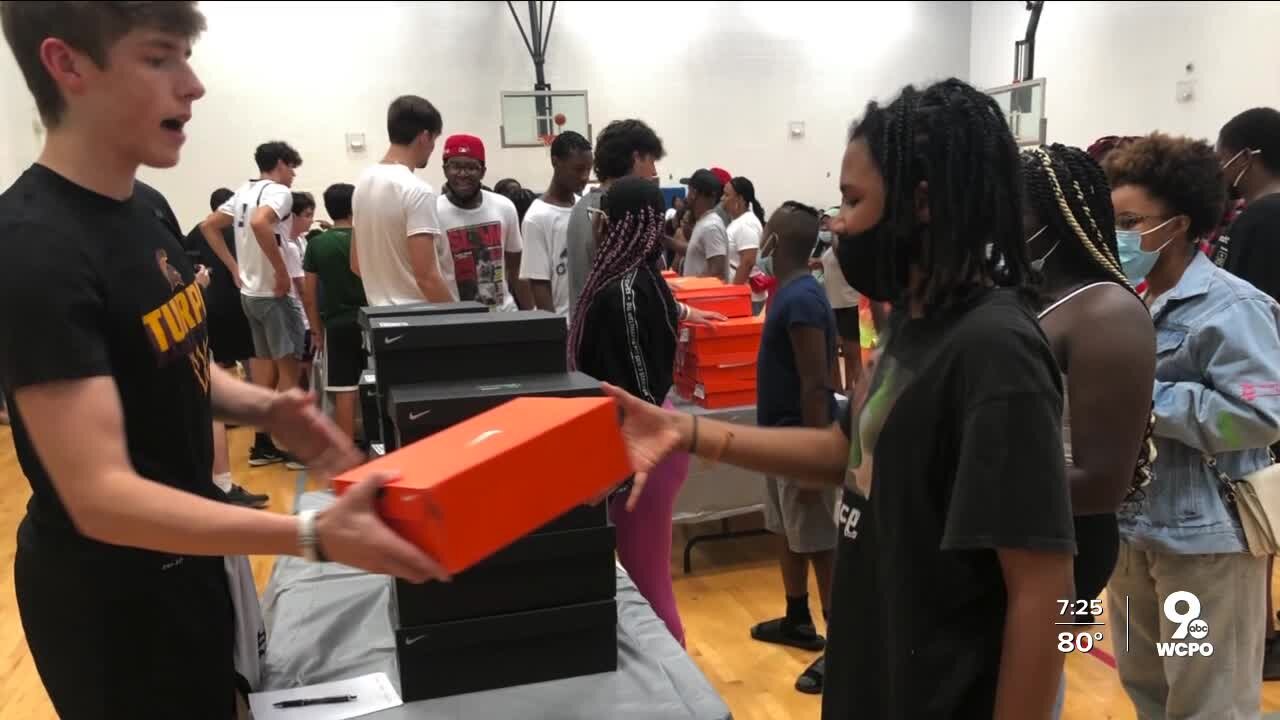 Acts of Kindness: Shoe donation to Boys and Girls Club