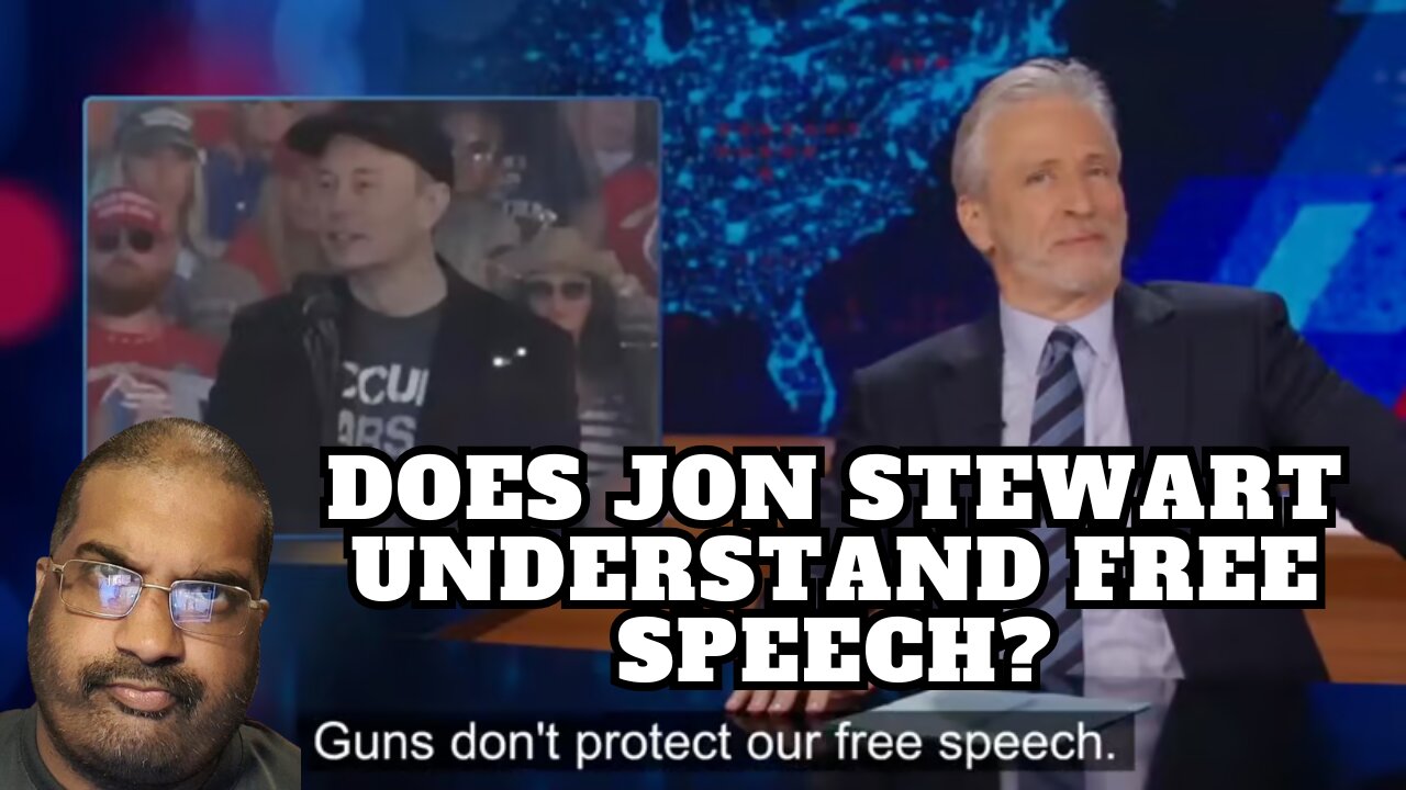 Jon Stewart Claims Guns Don't Protect Their Constitutional Rights.