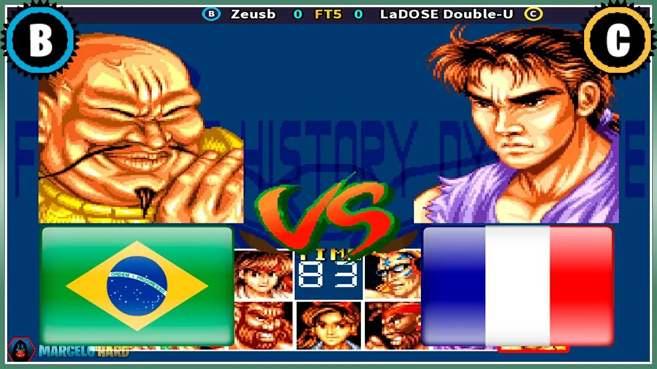 Karnov's Revenge (Zeusb Vs. LaDOSE Double-U) [Brazil Vs. France]