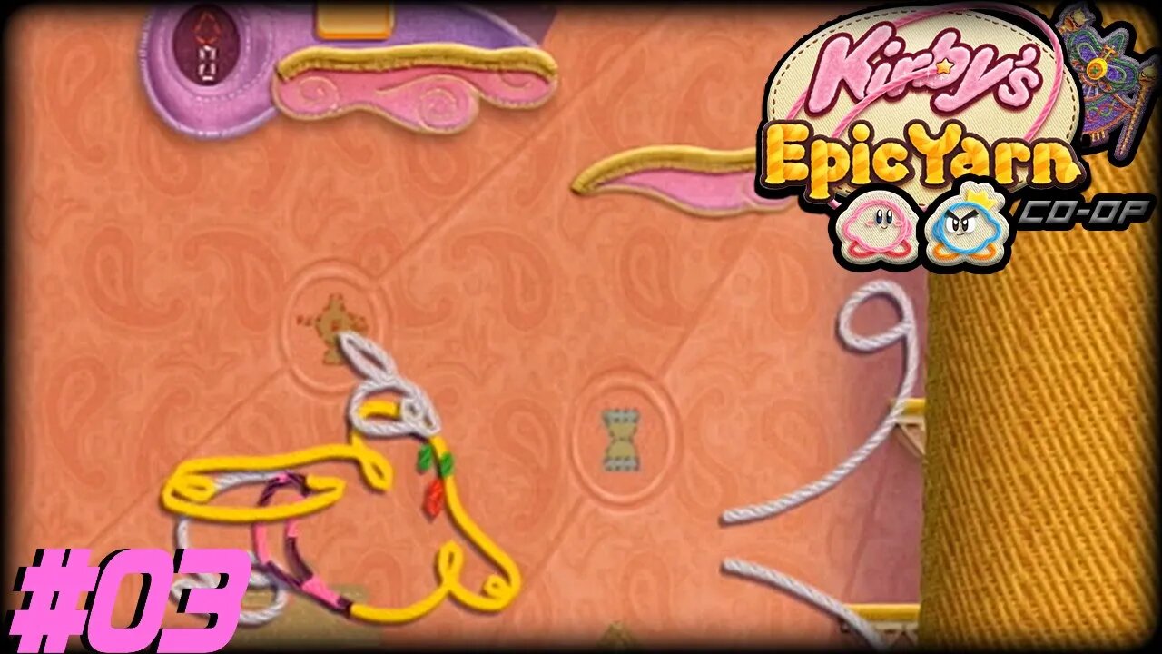 Hot Land Gets Unravel!! | Kirby's Epic Yarn Co-op Episode 3