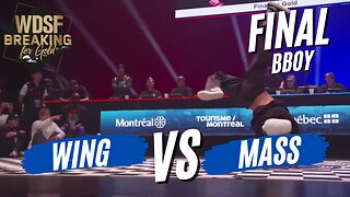 BBOY WING VS BBOY MASS | FINAL | WDSF BREAKING FOR GOLD MONTREAL 2023