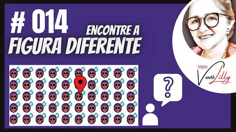 ENCONTRE A FIGURA DIFERENTE | # 014 | FIND THE DIFFERENT FIGURE