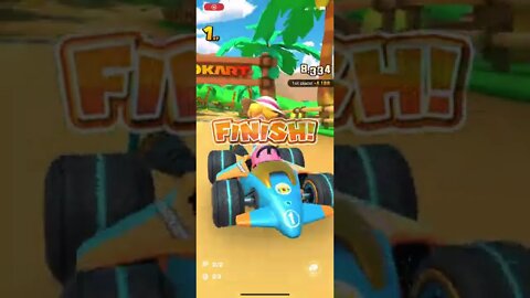 Mario Kart Tour - Peach (Vacation) Gameplay (Ocean Tour Token Shop Reward Driver)