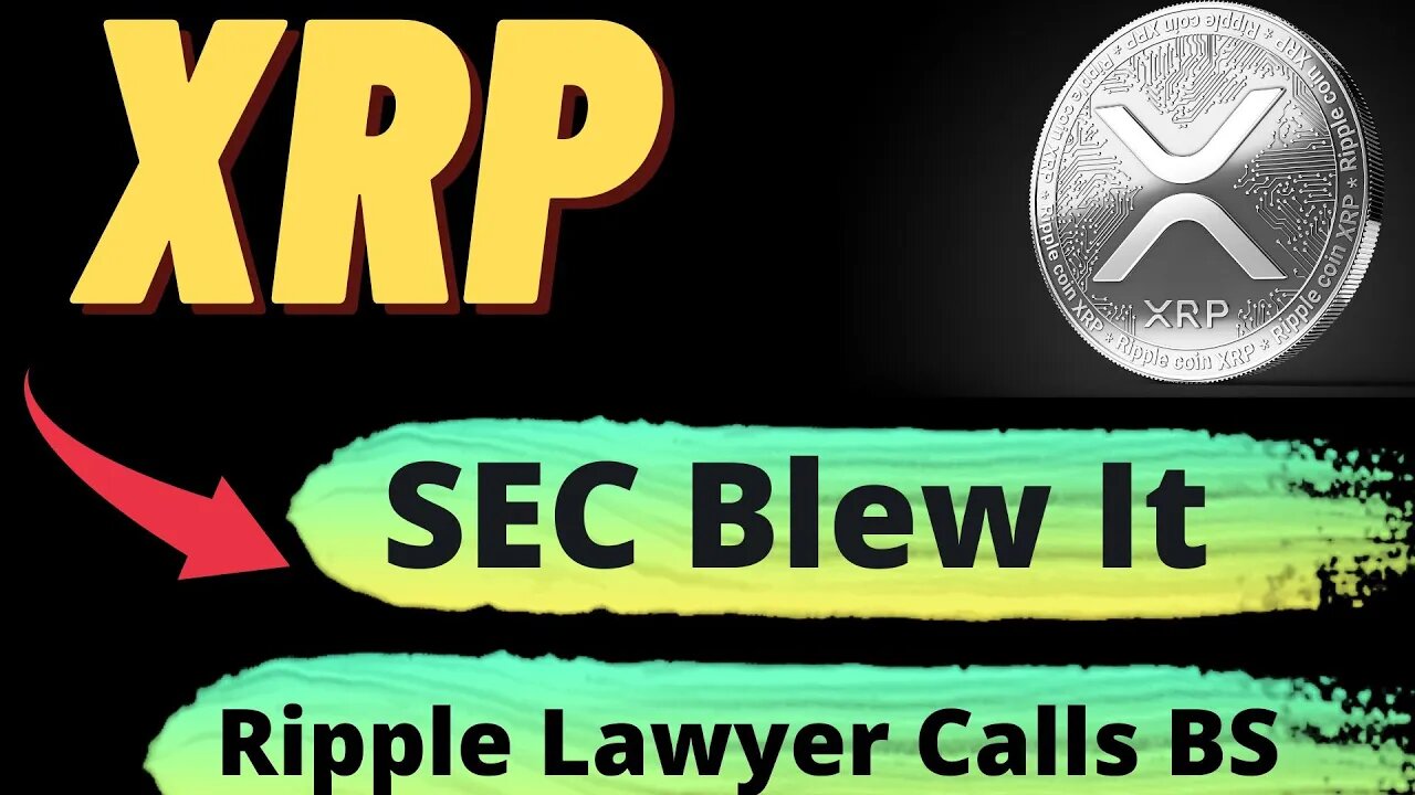 WOW! Ripple Lawyer Calls Out SEC | XRP News Today