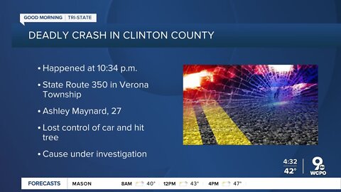 Deadly crash in Clinton County