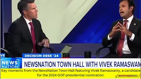 Key moments from the NewsNation Town Hall featuring Vivek Ramaswamy, a candidate