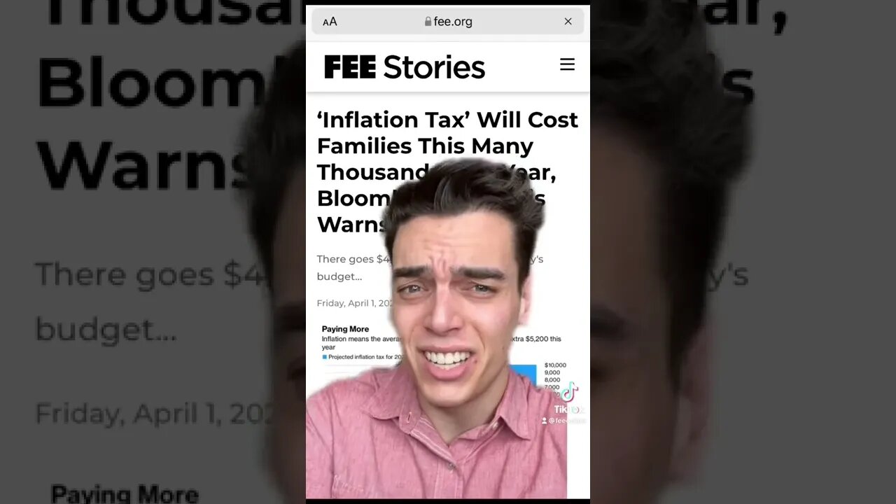 NEW ANALYSIS: Inflation Will Cost Familes THIS MUCH This Year π³πΈπ₯ | #shorts