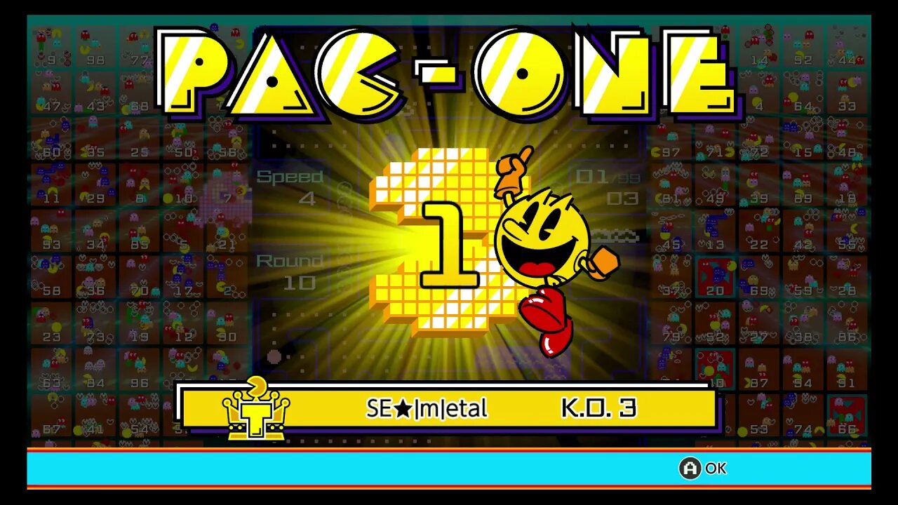 Pac-Man 99 (Switch) - Rank 40! (Online Battles #10, 4/20/21)