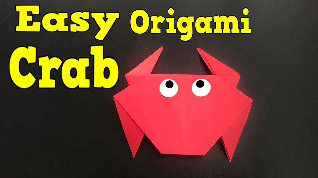 Easy Origami Crab