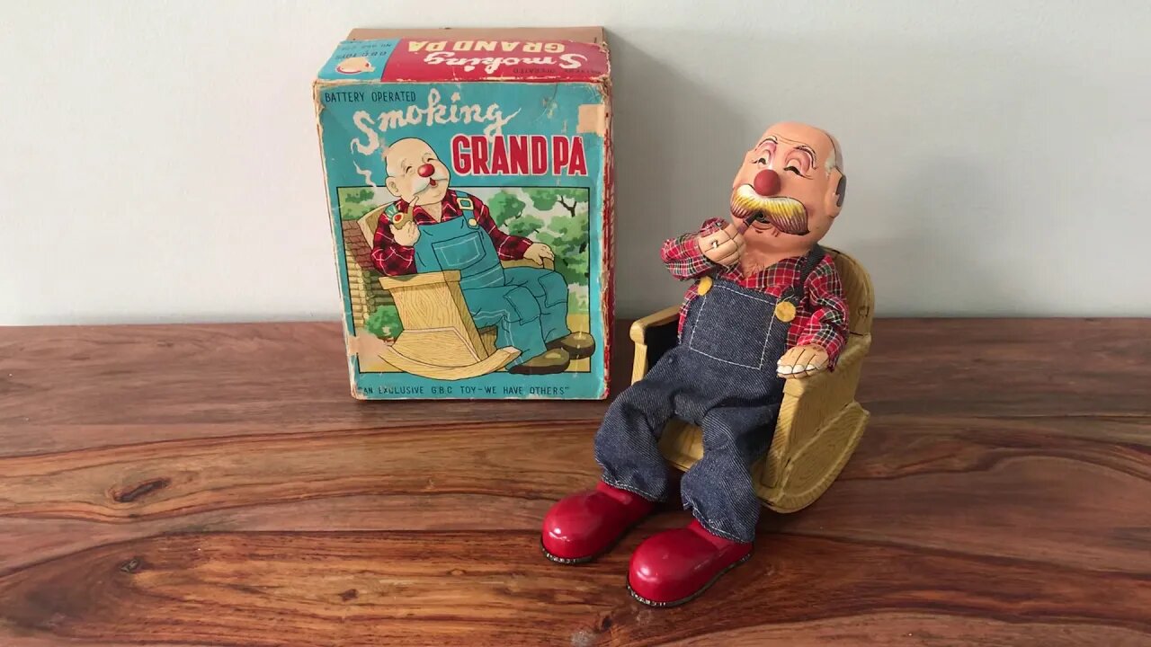 Smoking Grandpa MIB 1950’s SAN Japan