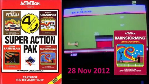 28 Nov 2012 - Super Action Pak: Barnstorming (Atari 2600)