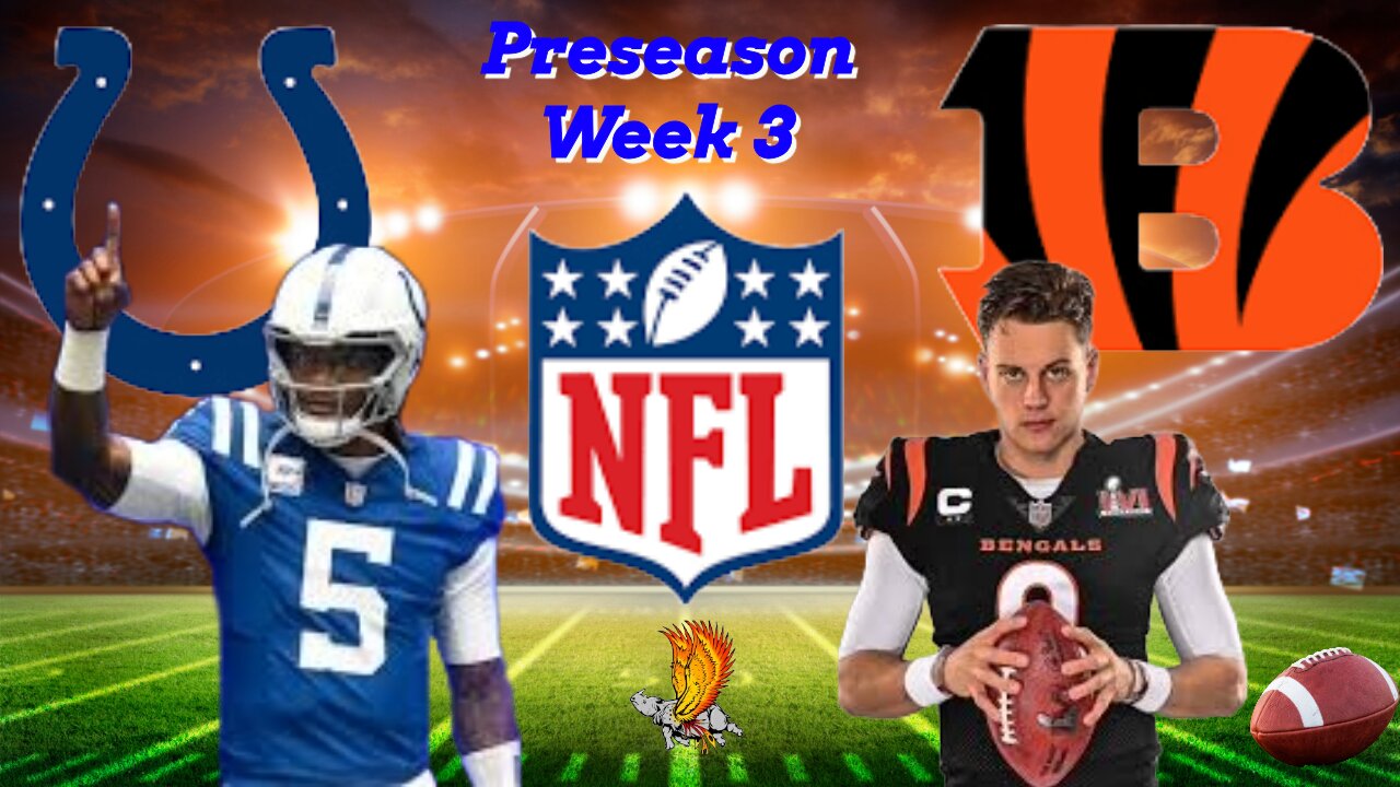 Indianapolis Colts Vs Cincinnati Bengals NFL Preseason Watch Party and Play by Play