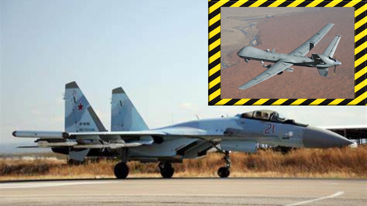 BREAKING: Russian Jet Collided with a US Reaper Drone