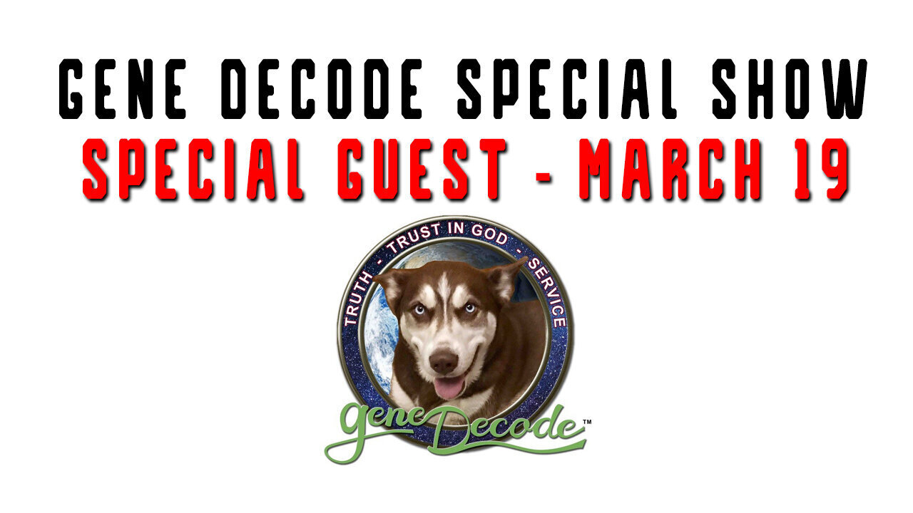 BOOM - Gene Decode Special Show - Special Guest - 3/20/24..