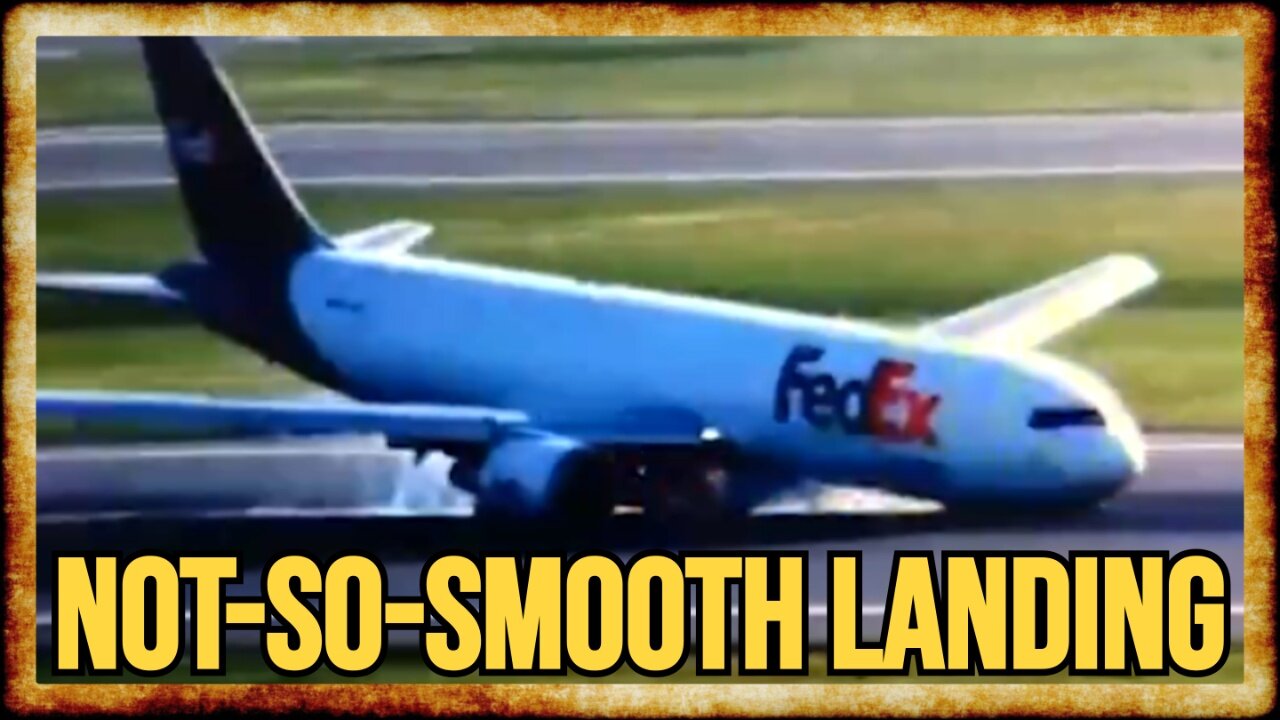Boeing Freight Plane FORCED To LAND With NO WHEELS