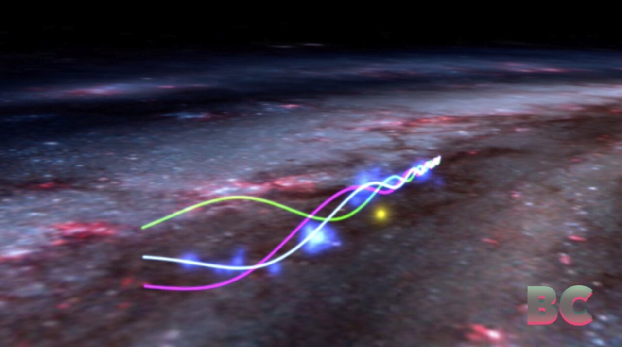 A Mysterious Wave-Like Structure in Our Galaxy Found to Be Slowly Slithering