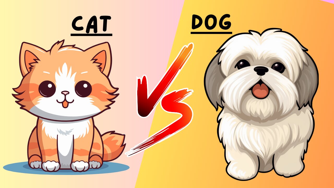 Cats vs Dogs Drinking Water