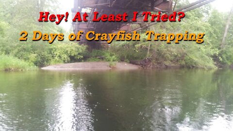 I now know 3 places you won't catch crayfish! Haha