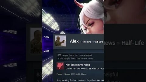 Half-Life Steam Review - No bad reviews!