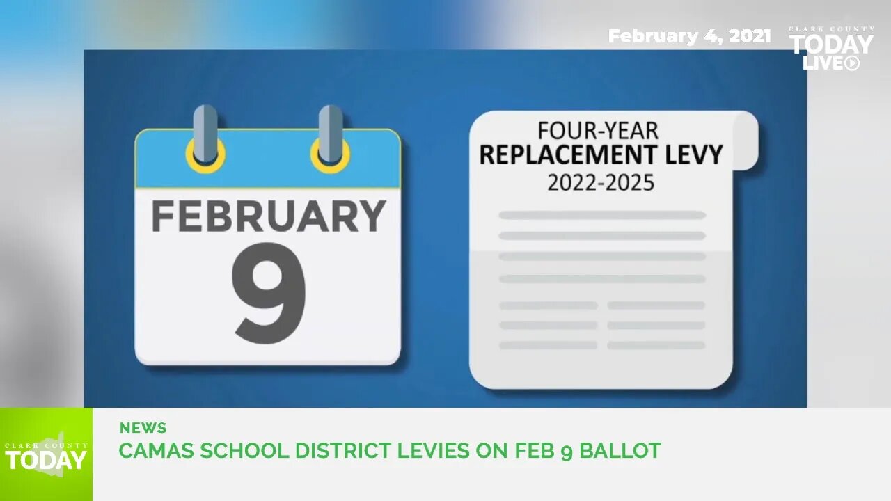 Camas School District levies on Feb 9 ballot