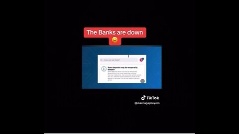 Banking issues?