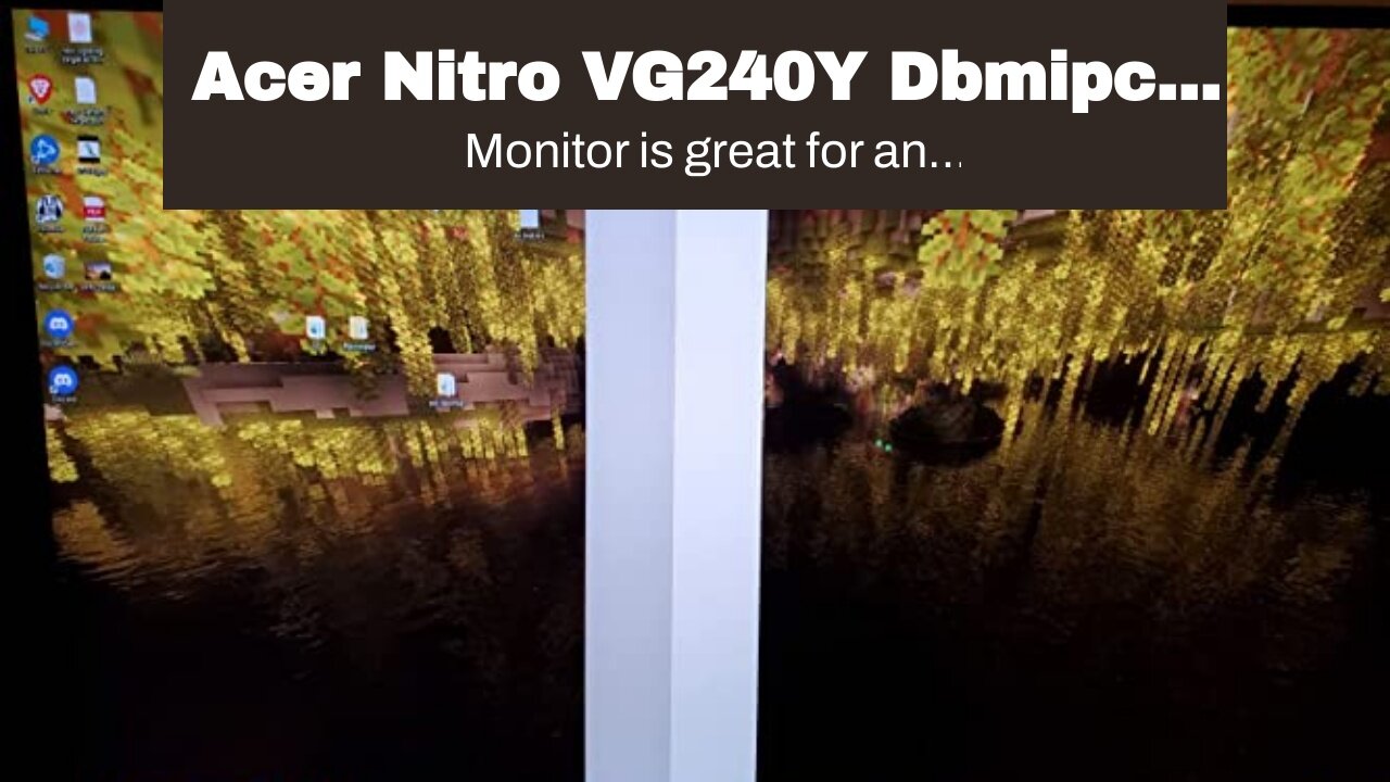 Acer Nitro VG240Y Dbmipcx 23.8" Full HD (1920 x 1080) IPS Zero-Frame AMD FreeSync Gaming Monito...