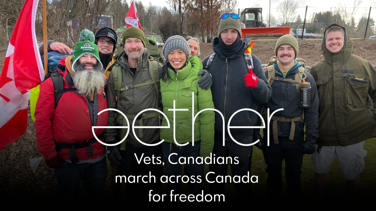 Vets, Canadians, march across Canada for freedom