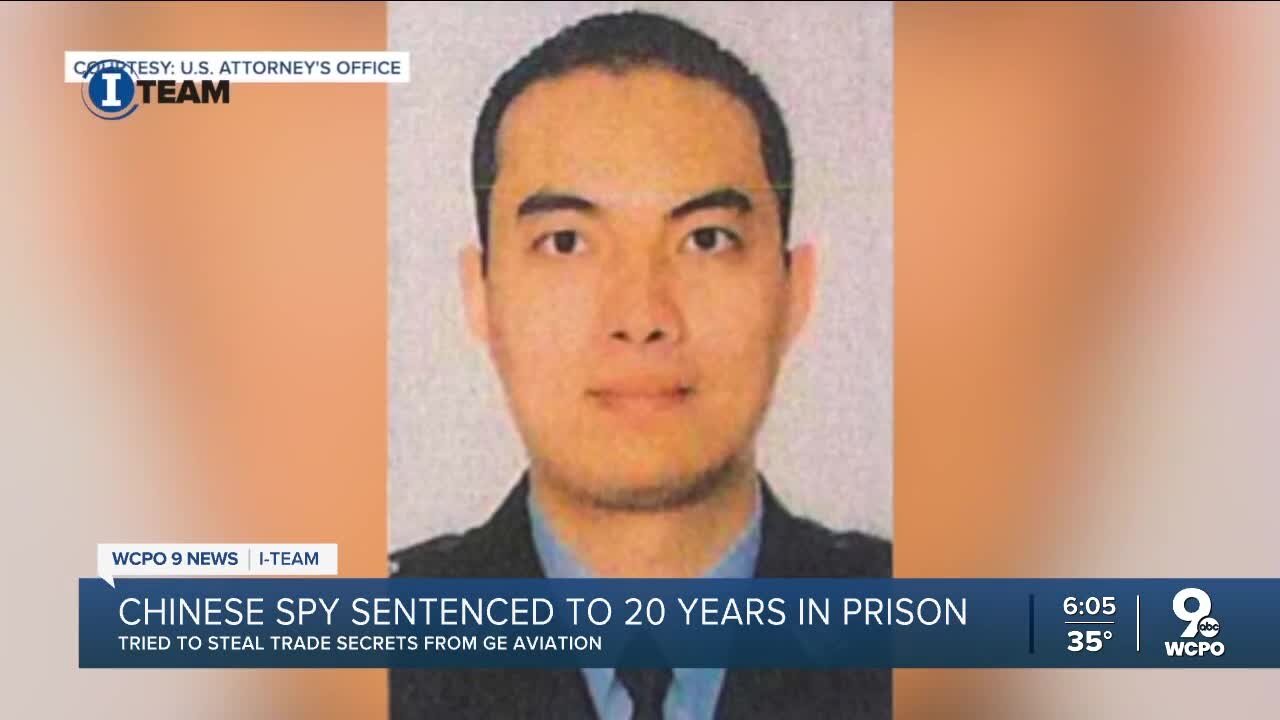 Chinese spy sentenced to 20 years for conspiracy to steal GE Aviation secrets