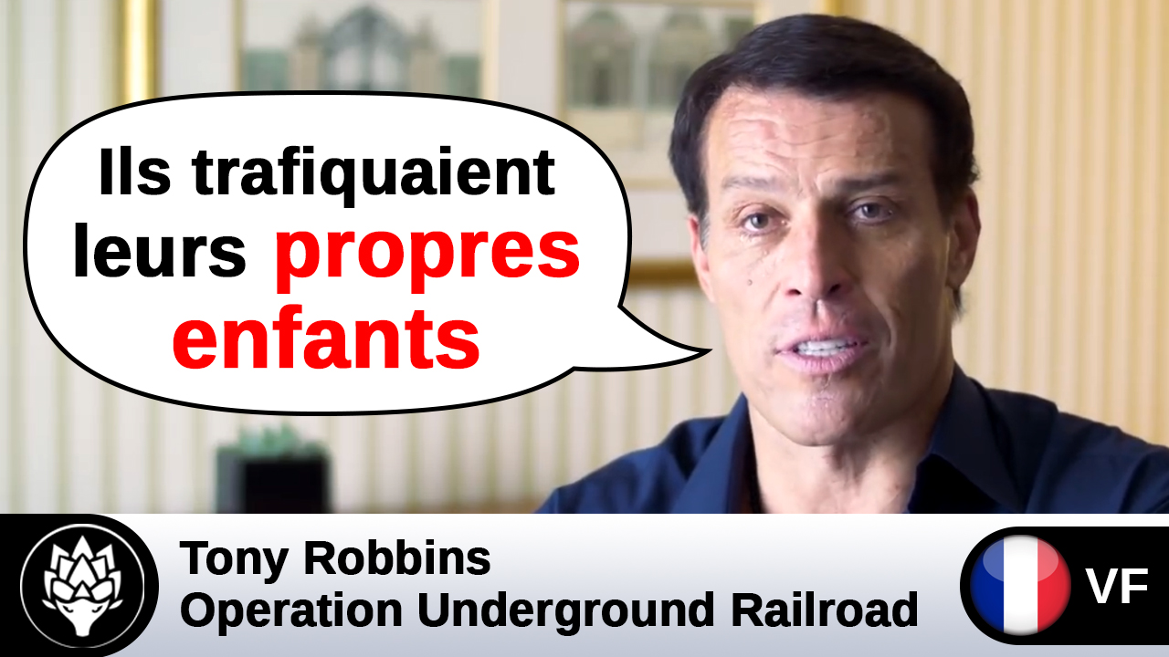 Tony Robbins :"Ils trafiquaient leurs propres enfants" #SaveTheChildren