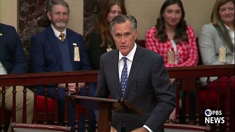 WATCH: 'Politics alone cannot measure up to the challenges we face,' Romney says in Senate farewell