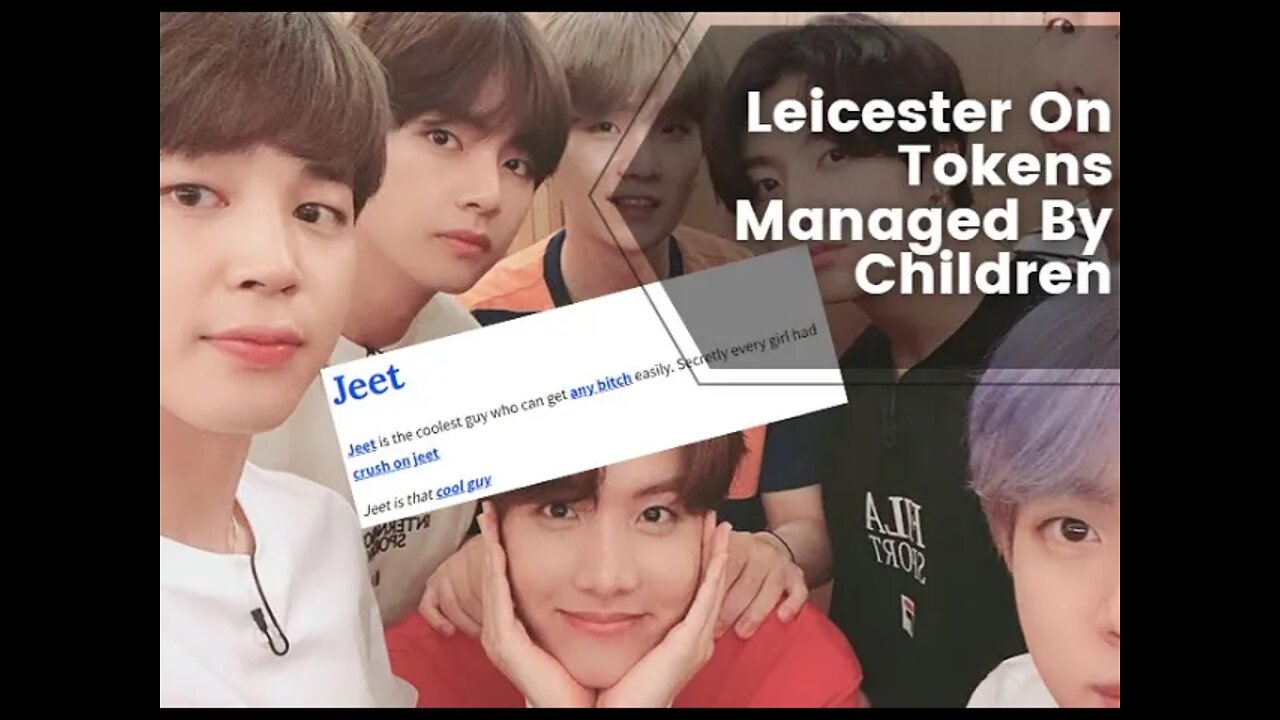 Leicester On Tokens Managed/Supported/Developed By Children
