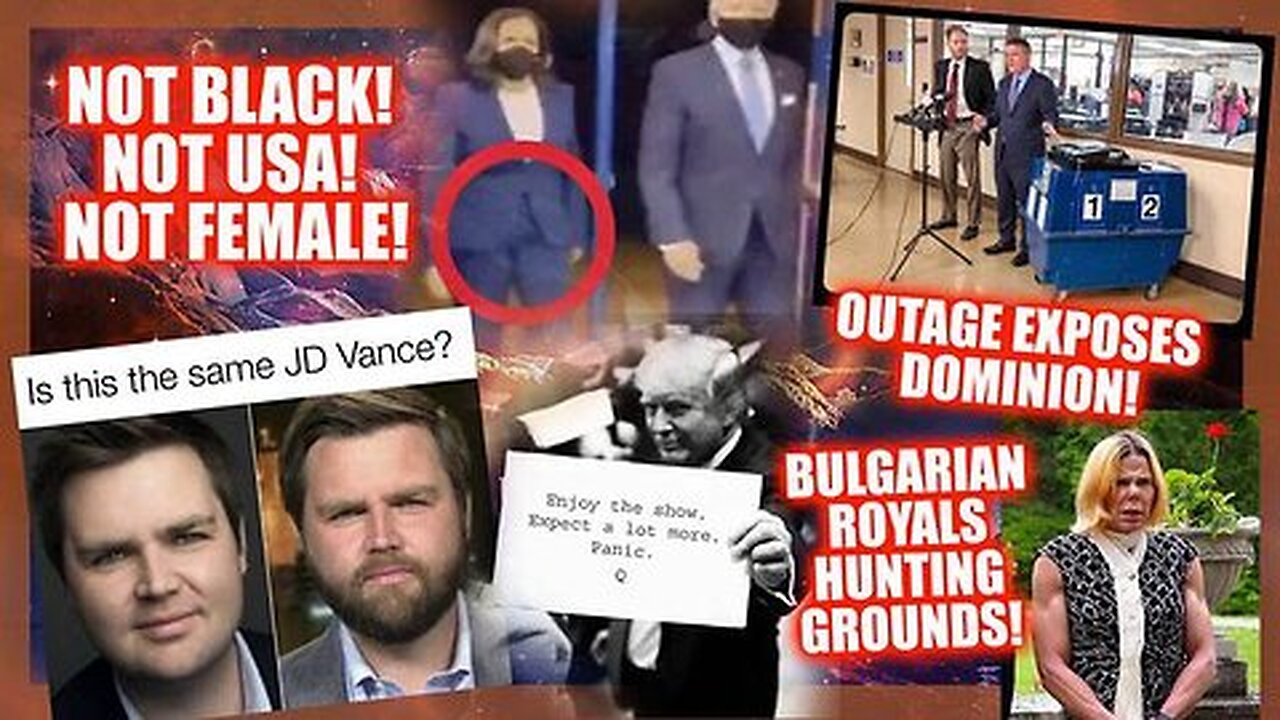 NOT USA QUALIFIED...BLACK OR FEMALE! POTUS RALLY NOTES! FAKE VANCE. DOMINION EXPOSED!