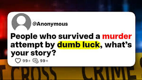 People who have survived a murder attempt (by dumb luck) whats your story?