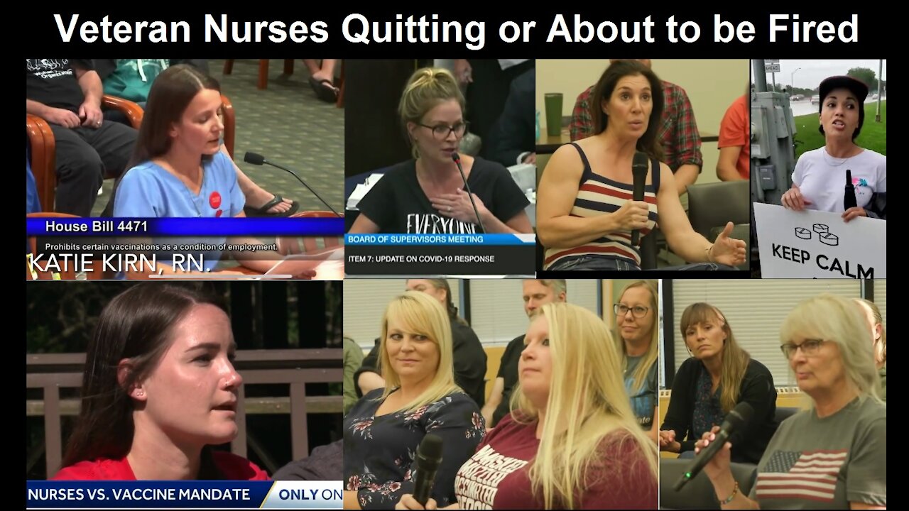 Crisis in America: Millions of Nurses are Resigning or Being Fired Over COVID Vaccine Mandates