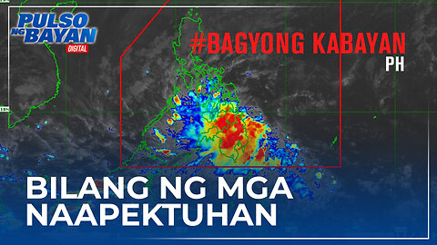 Bilang ng mga naapektuhan ng Shear line at bagyong kabayan