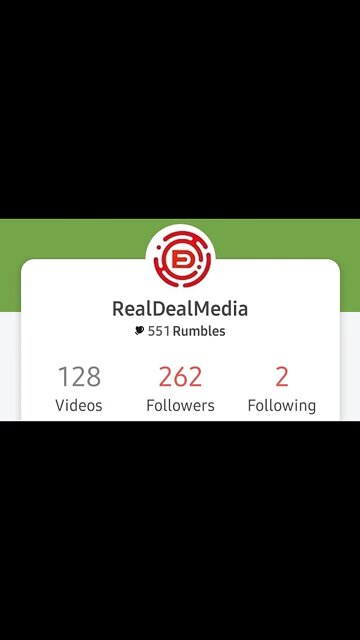 Real Deal Media: Now on RUMBLE