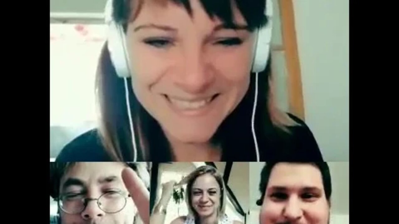 just the way you are group song - sung by a few friends on Smule