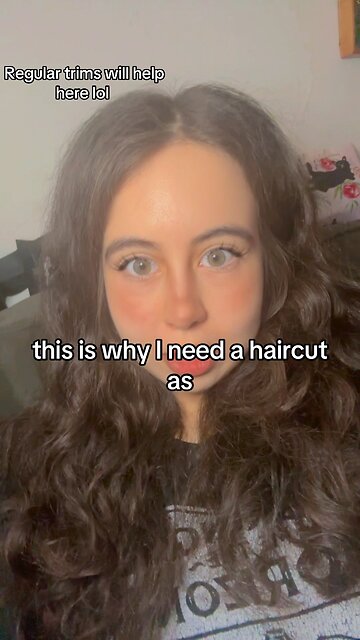 sometimes you need regular hair trims :) #greenscreen #regulartrims #haircare #maintenance