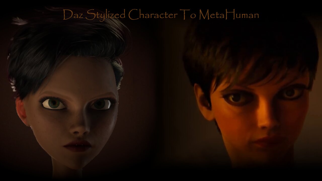 I Took A Daz Studio Stylized Character And Made It A Meta Human