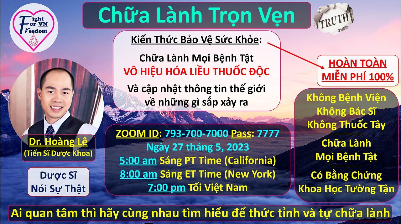 VIDEO 13 - SỰ THẬT VỀ COVID-19 GIẢ DỐI và VẮC-XIN GIẾT NGƯỜI