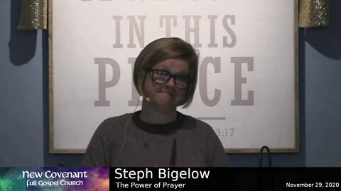 Steph With the word: The Power of Prayer