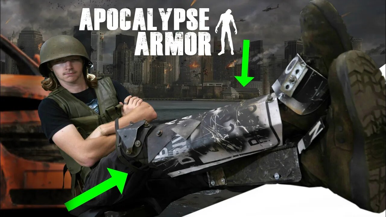 DIY APOCALYPSE GREAVES!! (shin armor)