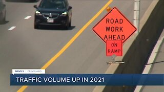 Traffic volume up is up in 2021