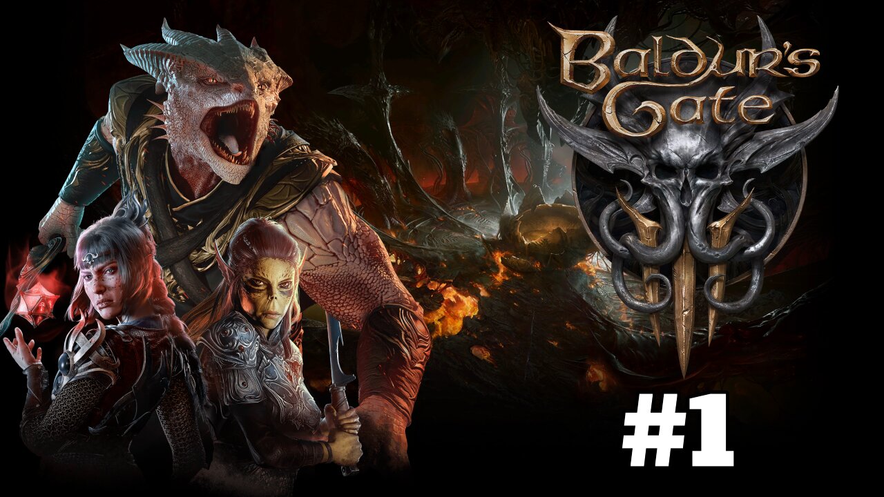 Baldur's Gate 3 - The Dark Urge | Prologue | Escape the Nautiloid | #01