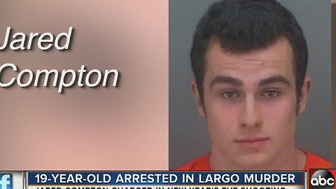 Largo Police arrest 19-year-old Jared Compton for First Degree Murder