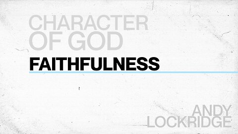 Faithfulness