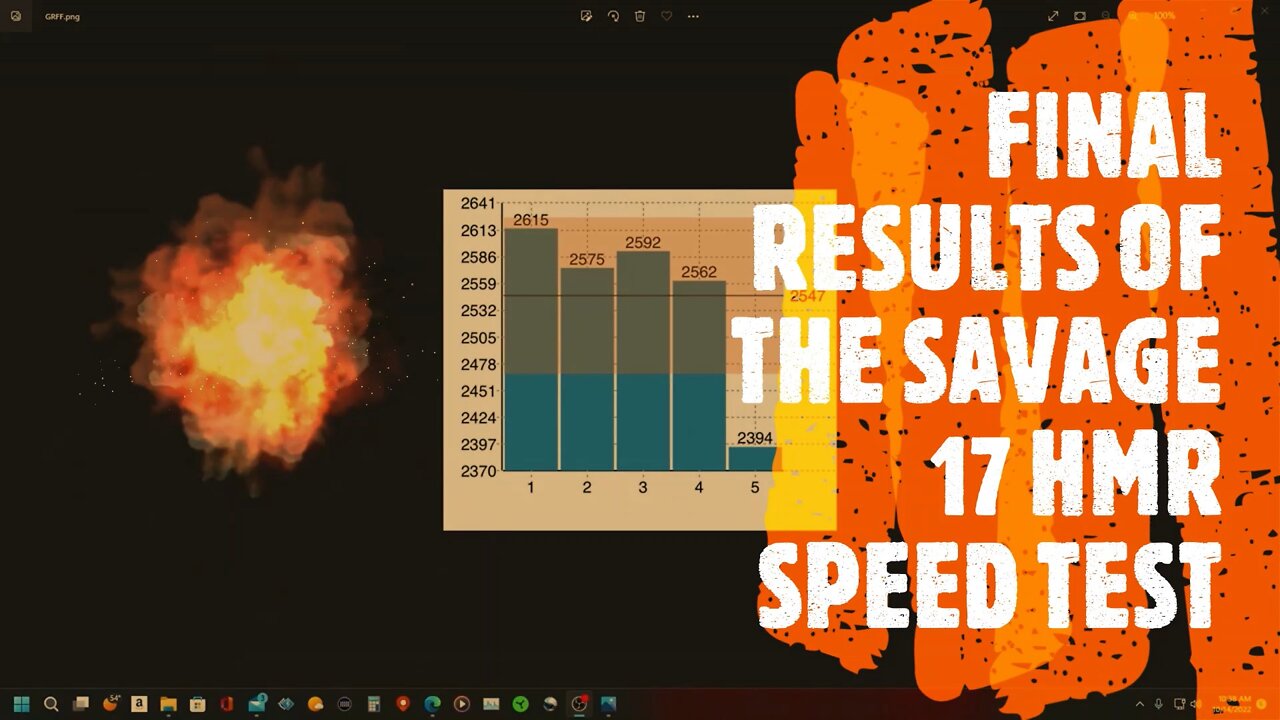 SPEED TEST RESULTS OF THE SAVAGE 17 HMR