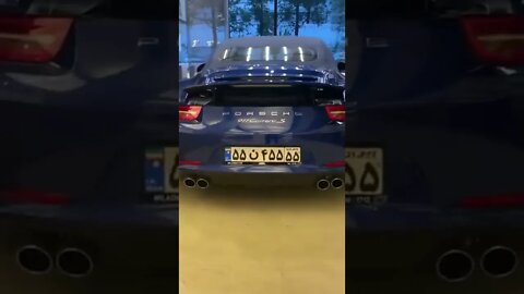 Porshe escapamento duplo 💥 #shorts #carros
